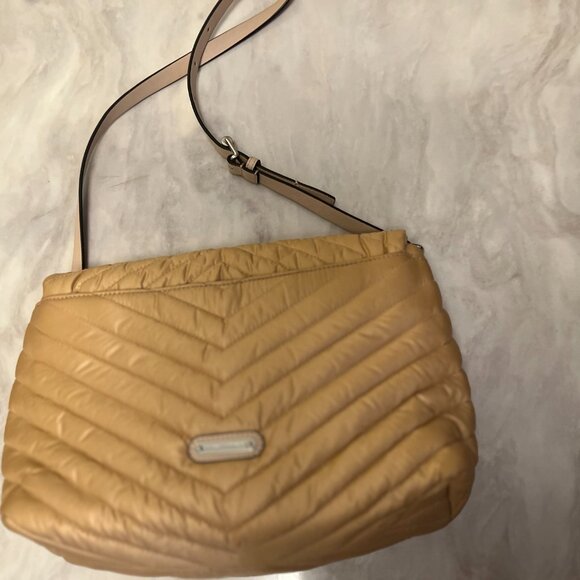 Rebecca Minkoff Edie nylon jumbo flap shoulder bag, New Nude Color - Picture 3 of 6